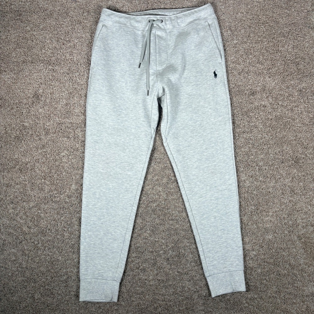 Polo Ralph Lauren Performance Mens Gray Heather Tapered Jogger Sweatpants L